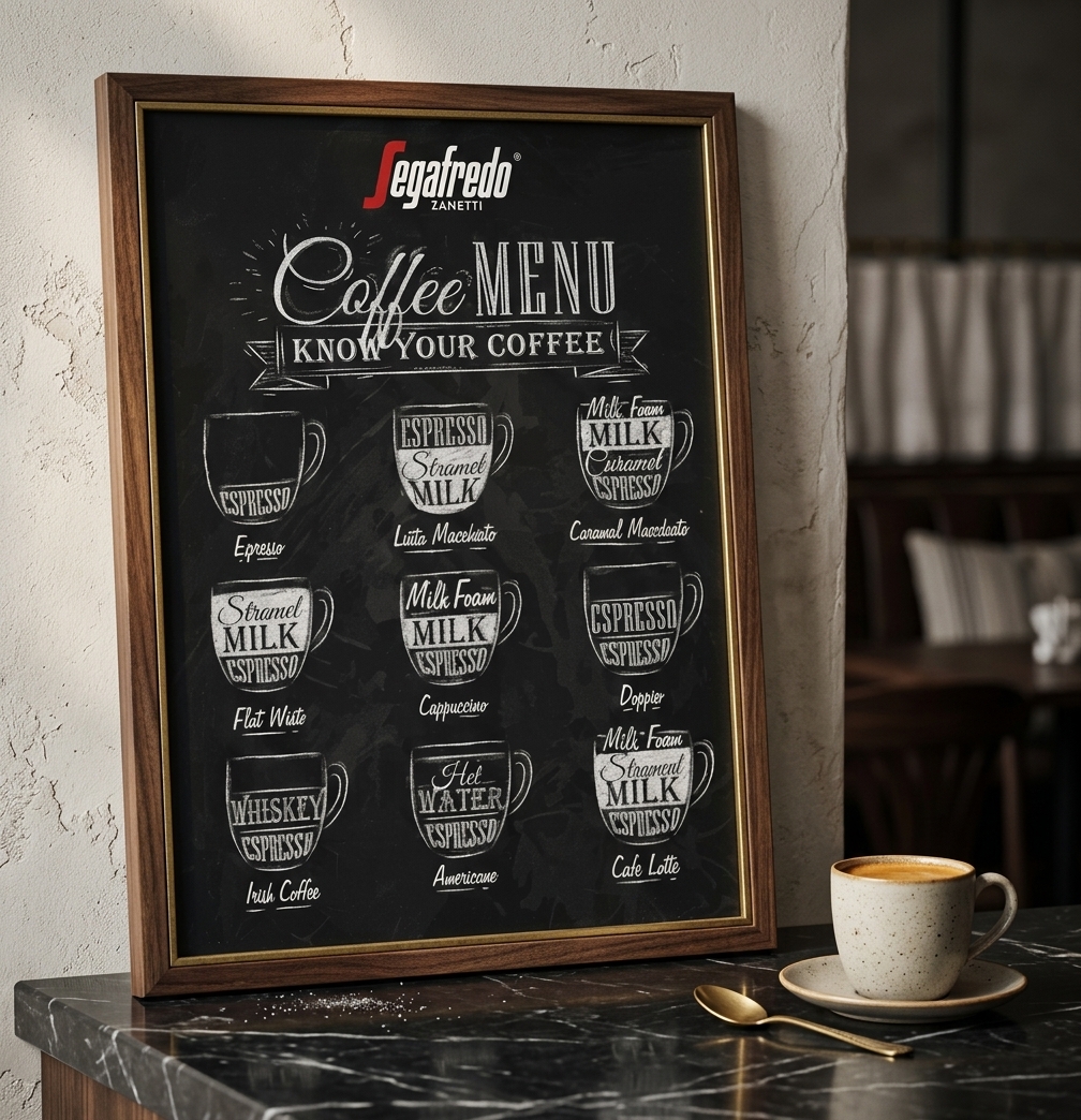 Coffee Menu Board Design in Turkey