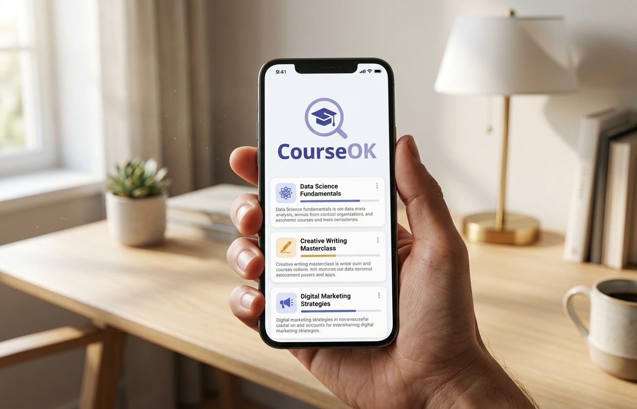 CourseOK — Brand Identity & Logo Design