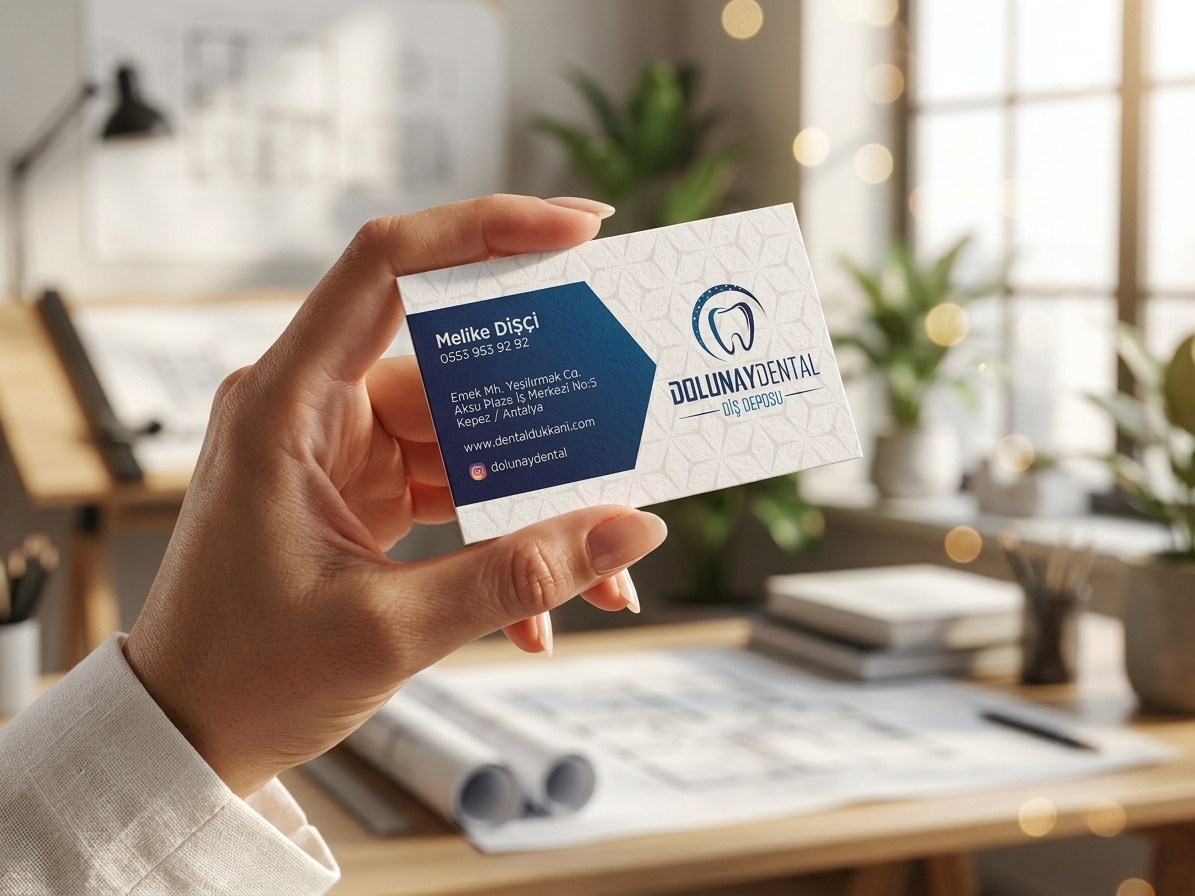 DOLUNAY DENTAL — Business Card & Brand Identity Design