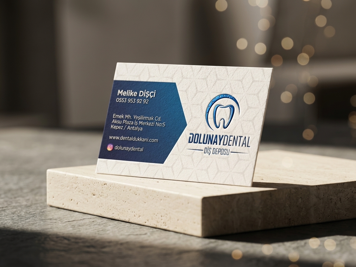 DOLUNAY DENTAL — Business Card & Brand Identity Design