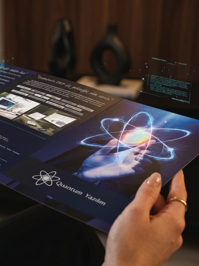 QUANTUM YAZILIM — Corporate Brochure & Brand Identity Design