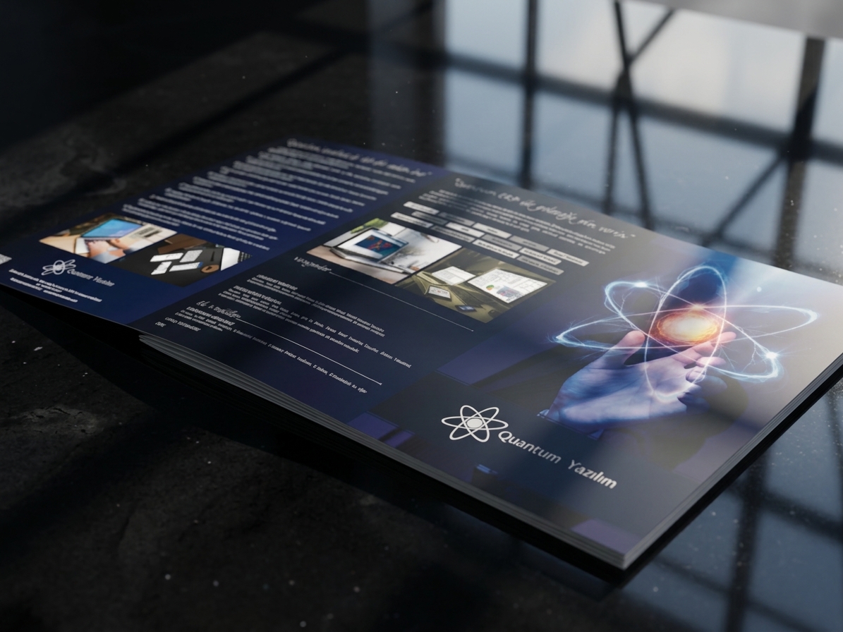 QUANTUM YAZILIM — Corporate Brochure & Brand Identity Design