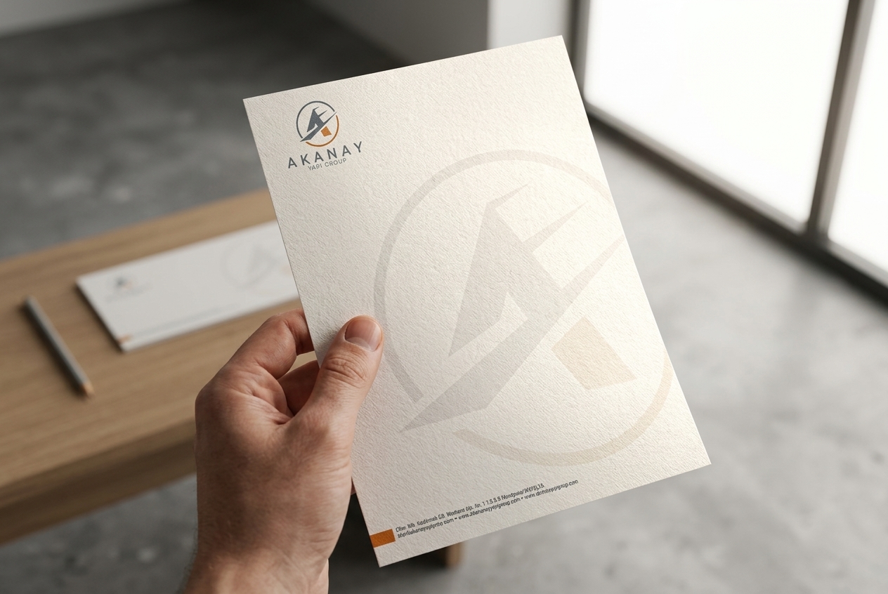 AKANAY — Corporate Letterhead & Brand Identity Design