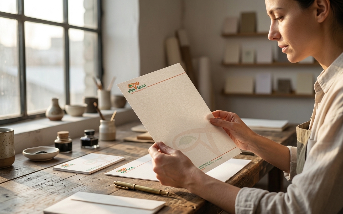 VİTAL TARIM — Corporate Letterhead & Brand Identity Design